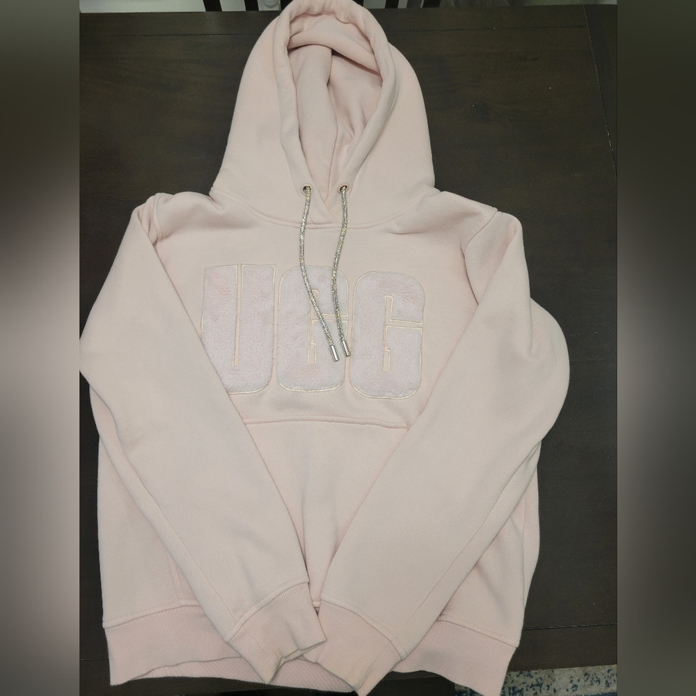 UGG REY FUZZY LOGO HOODIE - Picture 7 of 14